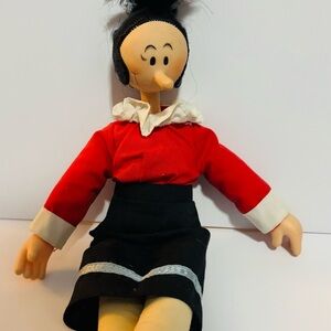 Vintage 1985 Olive Oyl plush doll